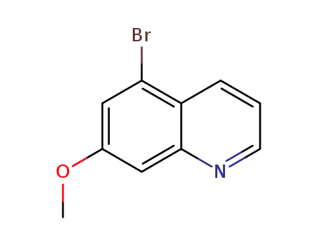 Molecular Structure of 1126824-44-9 (5-Bromo-7-methoxyquinoline)