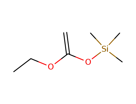 Molecular Structure of 18295-66-4 (Silane, [(1-ethoxyethenyl)oxy]trimethyl-)