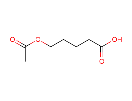 Molecular Structure of 26976-70-5 (5-acetoxypentanoic acid)