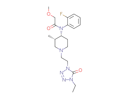 Molecular Structure of 101345-71-5 (Brifentanil)