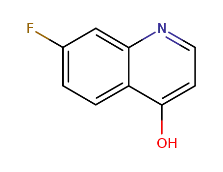Molecular Structure of 391-83-3 (7-FLUORO-4-HYDROXYQUINOLINE)