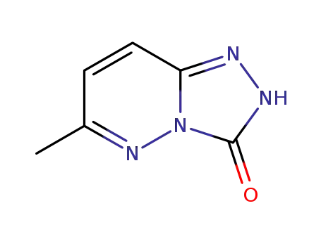 Molecular Structure of 39030-53-0 (6-Methyl-[1,2,4]triazolo[4,3-b]pyridazin-3(2H)-one)