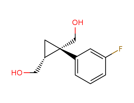 ((1S,2R)-1-(3-fluorophenyl)cyclopropane-1,2-diyl)dimethanol
