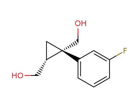 ((1S,2R)-1-(3-fluorophenyl)cyclopropane-1,2-diyl)dimethanol