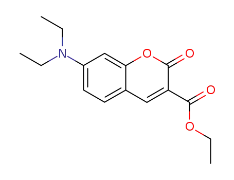 Molecular Structure of 28705-46-6 (7-(DIETHYLAMINO)COUMARIN-3-CARBOXYLIC ACID ETHYL ESTER)