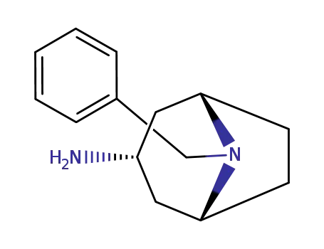 Molecular Structure of 76272-35-0 (8-Benzyl-3α-amino-1αH,5αH-nortropane)