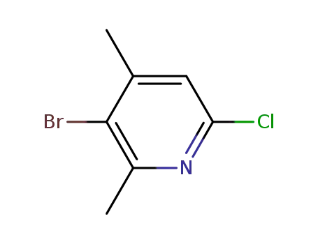 Molecular Structure of 918145-29-6 (5-broMo-2-chloro-4,6-diMethylpyridine)