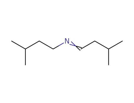 Molecular Structure of 35448-31-8 (1-Butanamine, 3-methyl-N-(3-methylbutylidene)-)