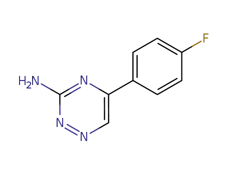 Molecular Structure of 107128-47-2 (5-(4-FLUORO-PHENYL)-[1,2,4]TRIAZIN-3-YLAMINE)