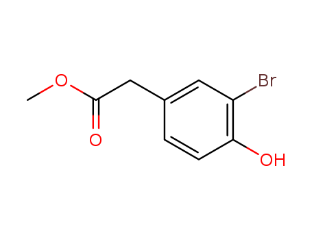 Benzeneacetic acid, 3-bromo-4-hydroxy-, methyl ester