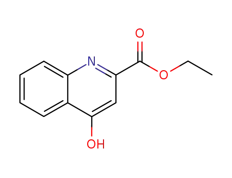 Molecular Structure of 24782-43-2 (ETHYL 4-HYDROXY-2-QUINOLINECARBOXYLATE)