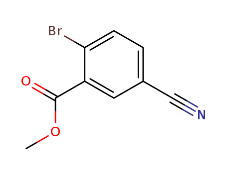 Benzoic acid, 2-bromo-5-cyano-, methyl ester