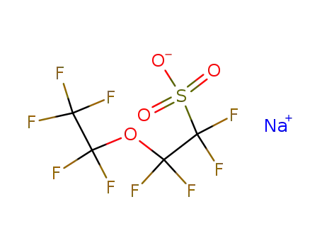 Molecular Structure of 113507-87-2 (TETRAFLUORO-2-(PENTAFLUOROETHOXY)ETHANESULFONIC ACID SODIUM SALT)