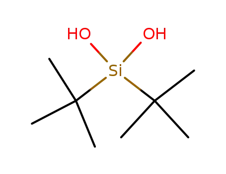 Molecular Structure of 13321-36-3 (di-tert-butylsilanediol)