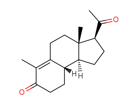 Molecular Structure of 10072-88-5 (Des-A-17α-Δ<sup>9</sup>-pregnen-5,20-dion)