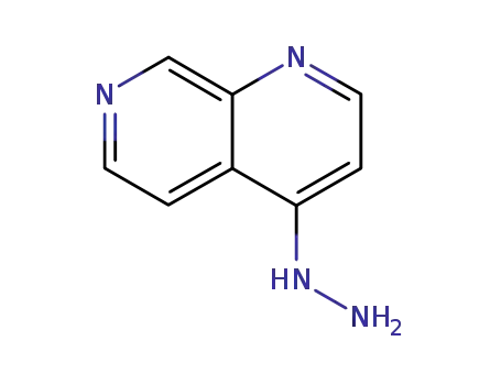 4-hydrazino-[1,7]naphthyridine