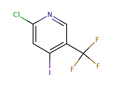 Molecular Structure of 505084-55-9 (2-chloro-5-(trifluoromethyl)-4-iodopyridine)