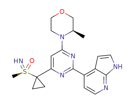 Molecular Structure of 1352226-88-0 (AZD6738)