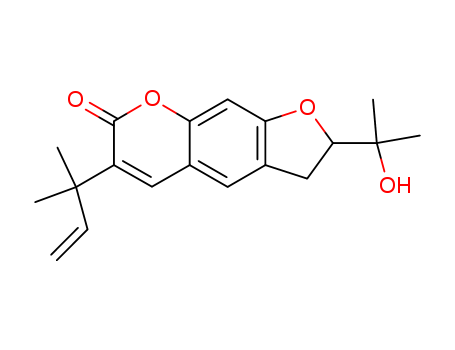 7H-Furo[3,2-g][1]benzopyran-7-one,6-(1,1-dimethyl-2-propen-1-yl)-2,3-dihydro-2-(1-hydroxy-1-methylethyl)-