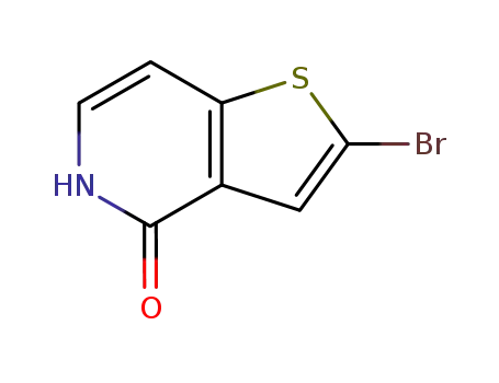 Molecular Structure of 28948-60-9 (2-bromothieno[3,2-c]pyridin-4(5H)-one)
