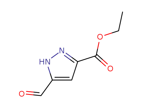 Molecular Structure of 93290-12-1 (ethyl 3-forMyl-4,5-dihydro-1H-pyrazole-5-carboxylate)
