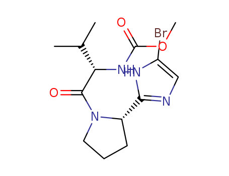 methyl(S)-1-((S)-2-(5-bromo-1H-imidazol-2-yl)pyrrolidin-1-yl)-3-methyl-1-oxobutan-2-ylcarbamate