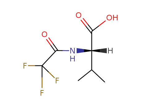 Molecular Structure of 349-00-8 (N-(trifluoroacetyl)valine)