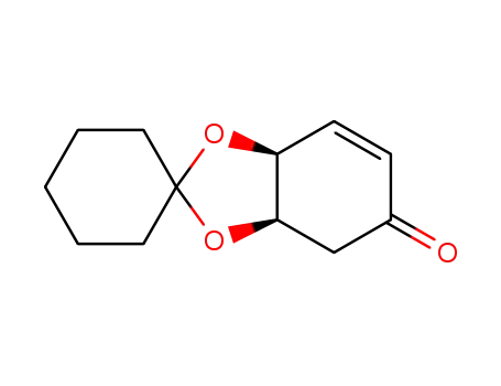 (4S,5R)-4-O,5-O-cyclohexylidene-4,5-dihydroxycyclohex-2-en-1-one