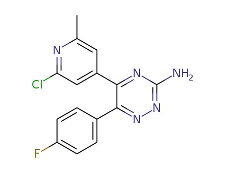 C<sub>15</sub>H<sub>11</sub>ClFN<sub>5</sub>