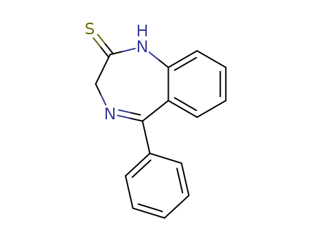 C15H11ClN2S 34099-69-9  7-CHLORO-5-PHENYL-2-THIOXO-2,3-DIHYDRO-1H-1,4-BENZODIAZEPINE
