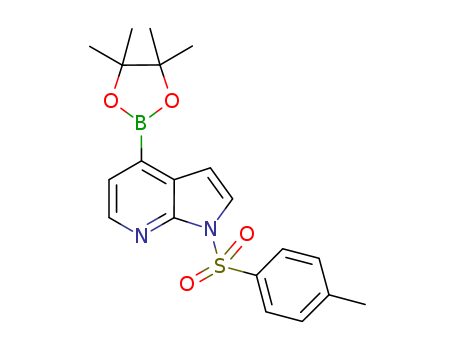 4-(4,4,5,5-tetramethyl-1,3,2-dioxaborolan-2-yl)-1-tosyl-1H-pyrrolo[2,3-b]pyridine