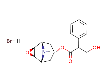 1alphaH,5alphaH-Tropan-3alpha-ol, 6beta,7beta-epoxy-, (-)-tropate (ester), hydrobromide