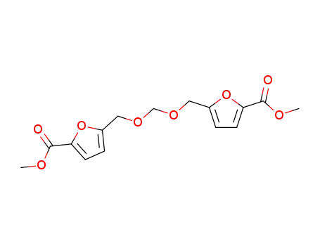Molecular Structure of 36802-00-3 (1,1-bis-(2'-methoxyfuroyl-5'-methyleneoxy)methane)
