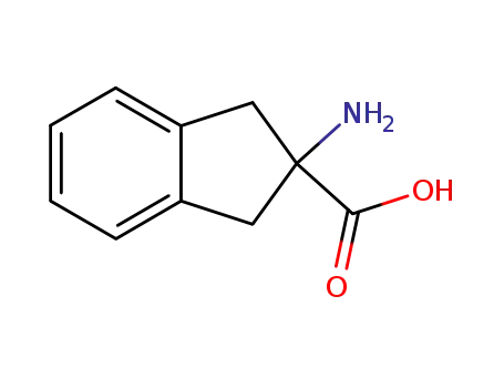 Molecular Structure of 27473-62-7 (2-AMINOINDAN-2-CARBOXYLIC ACID)