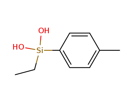 Molecular Structure of 297163-75-8 (Silanediol, ethyl(4-methylphenyl)-)