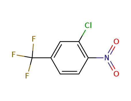 Molecular Structure of 402-11-9 (3-CHLORO-4-NITROBENZOTRIFLUORIDE)