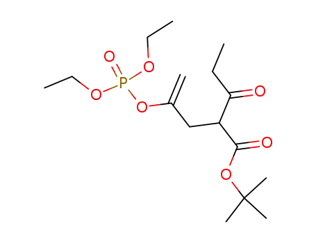 1,1-dimethylethyl 4-<(diethoxyphosphoryl)oxy>-2-(1-oxopropyl)-4-pentenoate