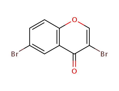 Molecular Structure of 115237-39-3 (3,6-dibromochromone)