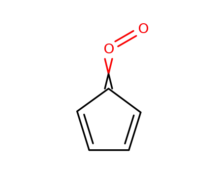 Molecular Structure of 88766-67-0 (cyclopentadienone O-oxide)