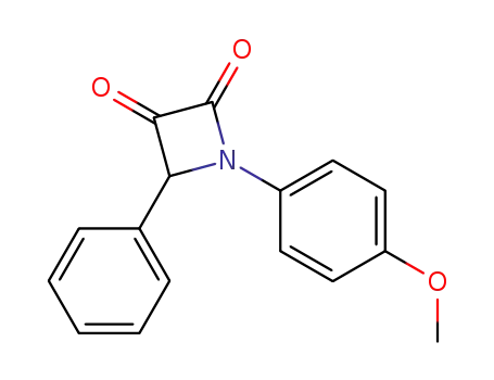 2,3-Azetidinedione, 1-(4-methoxyphenyl)-4-phenyl-