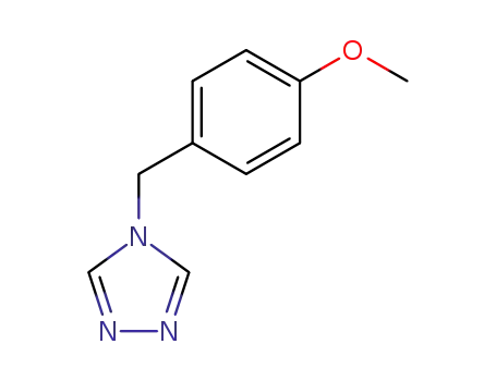 Molecular Structure of 36175-43-6 (4-[(4-Methoxyphenyl)methyl]-4H-1,2,4-triazole)