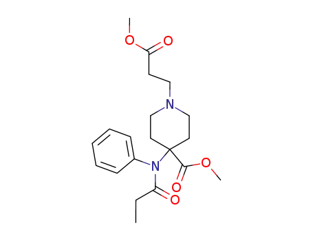 Molecular Structure of 132875-61-7 (REMIFENTANIL)