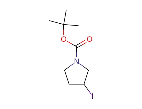 Molecular Structure of 774234-25-2 (1-Boc-3-iodopyrrolidine)