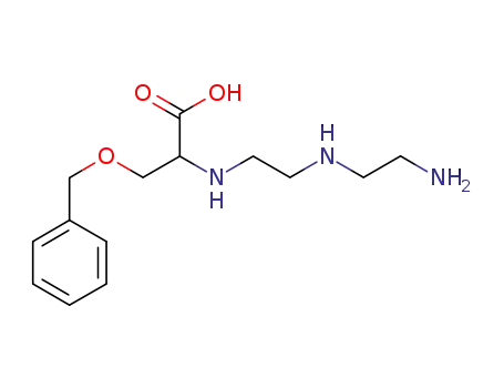 Molecular Structure of 790633-35-1 (N-[2-[(2-aminoethyl)amino]ethyl]-O-(phenylmethyl)serine)