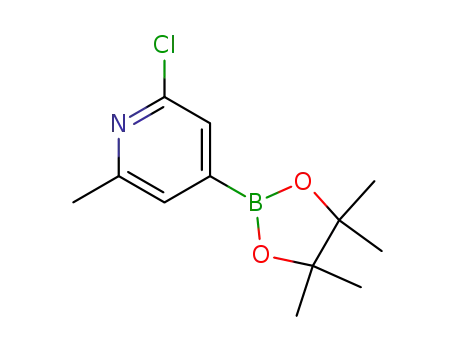 2-CHLORO-6-METHYLPYRIDINE-4-BORONIC ACID PINACOL ESTER