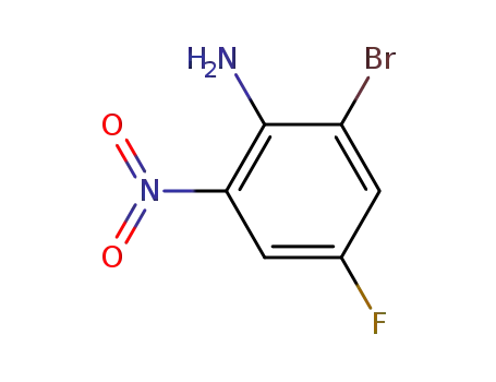 Molecular Structure of 10472-88-5 (2-BROMO-4-FLUORO-6-NITROANILINE)
