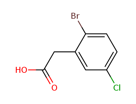 2-Bromo-5-chlorophenylacetic acid CAS No.81682-38-4