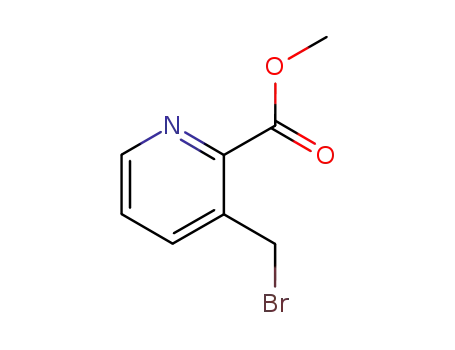 Molecular Structure of 116986-09-5 (METHYL 3-BROMOMETHYLPYRIDINE-2-CARBOXYLATE)