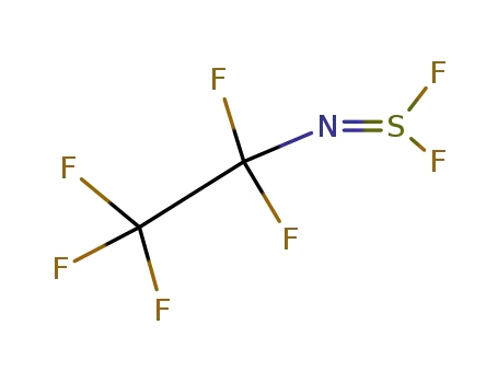 Molecular Structure of 4101-37-5 (pentafluoroethyliminosulfur difluoride)