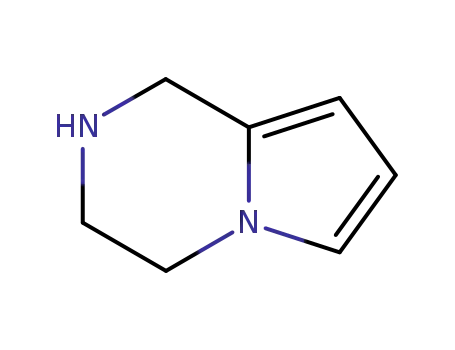 Molecular Structure of 71257-38-0 (Pyrrolo[1,2-a]pyrazine, 1,2,3,4-tetrahydro- (9CI))